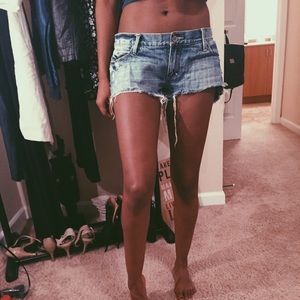 New Abercrombie Jean Shorts