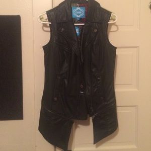 leather vest