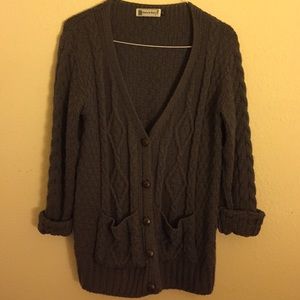 ASOS chunky cable cardigan