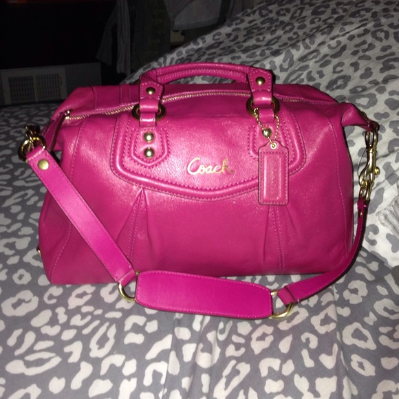 Purple/ Pink Gorgeous One of a Kind Coach bag