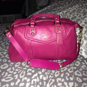 Purple/ Pink Gorgeous One of a Kind Coach bag