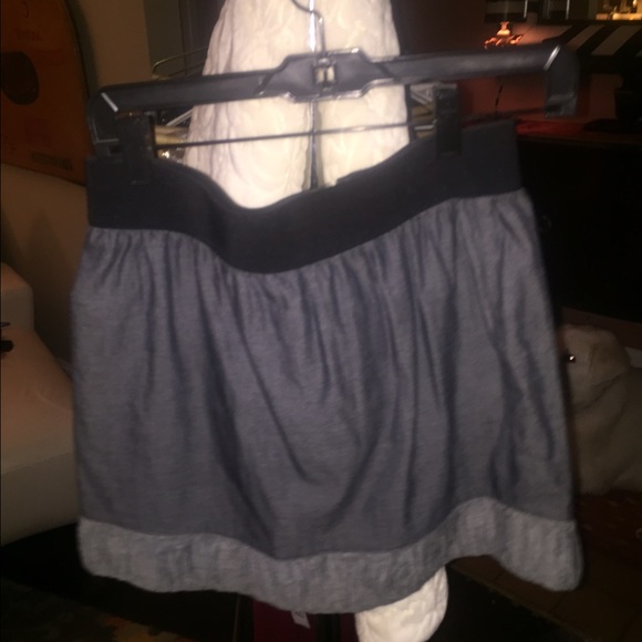 Sassy denim mini skirt