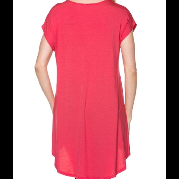 Navy Adorable Tunic Tee - Picture 2 of 4