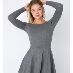 Ponte long sleeve skater dress