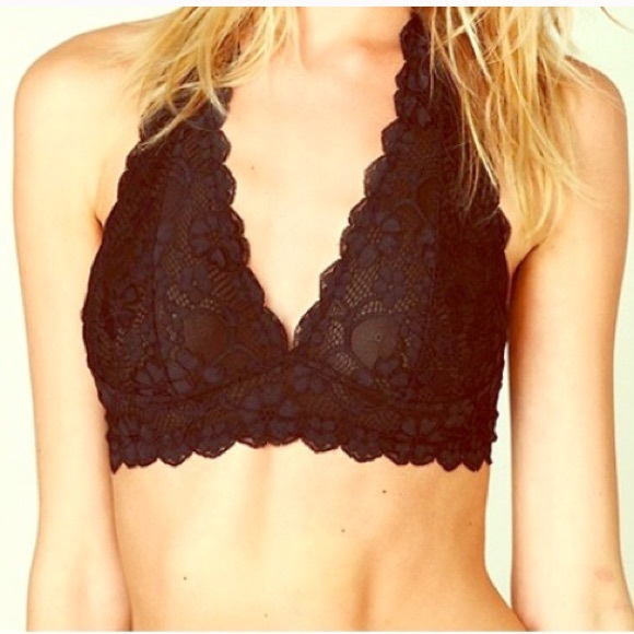 ISO lace halter bralette!!!