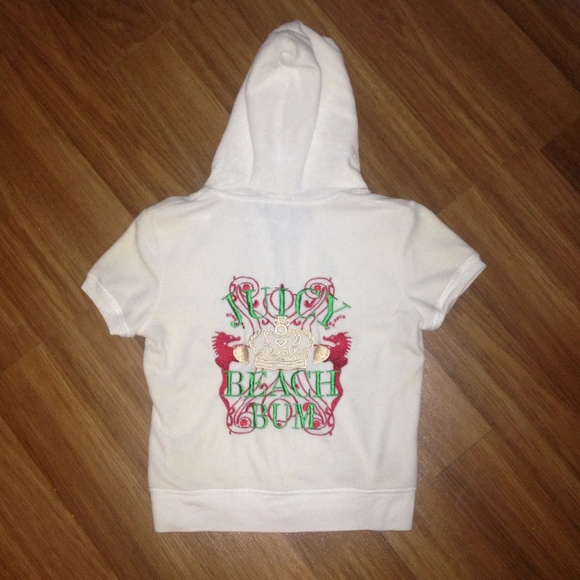 Short sleeve "juicy beach bum" juicy couture zipup