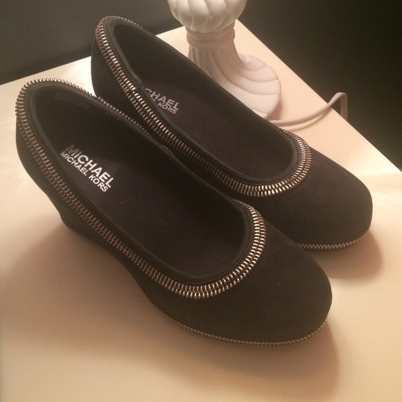 Michael Kors Zipper Wedges