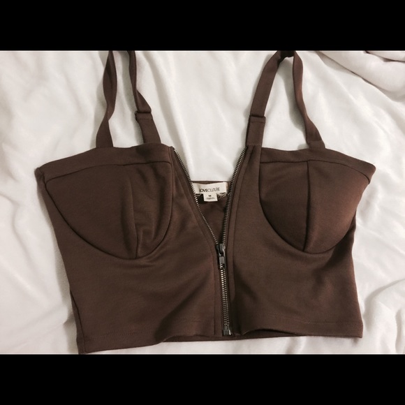 Cropped bustier
