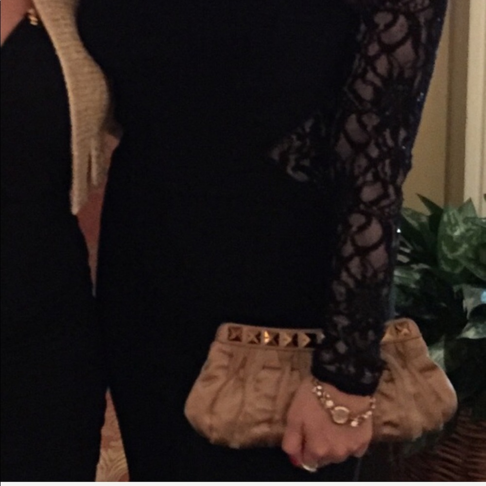 Stuart Weitzman Silk Clutch Purse