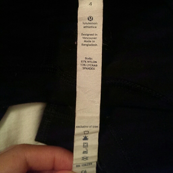 Black Lululemon pants - Picture 3 of 3