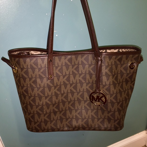Authentic MIchael Kors reversible tote