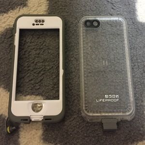 White/Grey Lifeproof case IPhone 5/5s