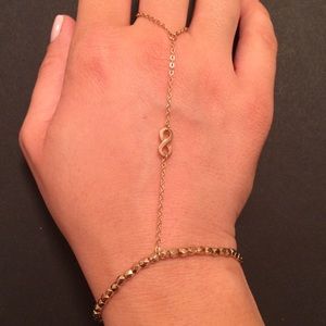 Lucky charm ring bracelet