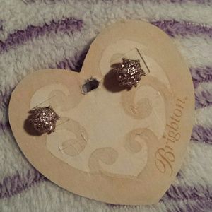 Sterling silver flower blossom earrings