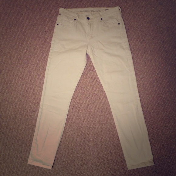 Citizens of Humanity cropped skinny jeans in white