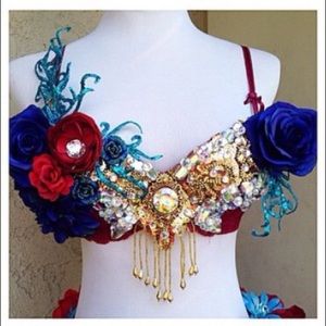 Electric Laundry Rave Bra