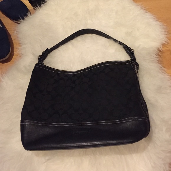 Coach Handbags - coach black shoulder bag