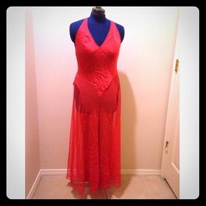 Red night down by Victoria's Secret.