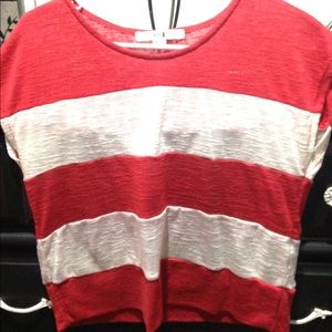 Red and white top. Forever 21