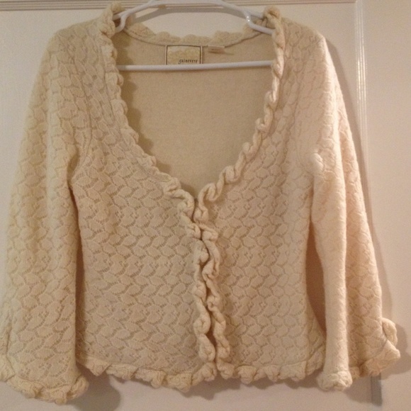 Romantic cream sweater