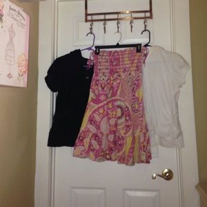 Juicy Couture Paisley Dress & 2 Juicy hoodies