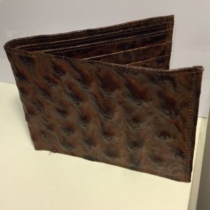 Veari Slim Ostrich Billfold