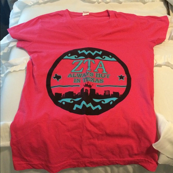 Hot Pink Zeta Tau Alpha shirt