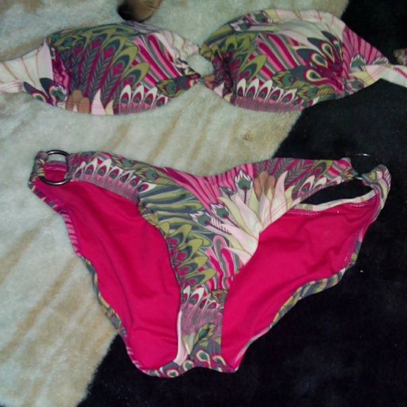 Peacock bathing suit