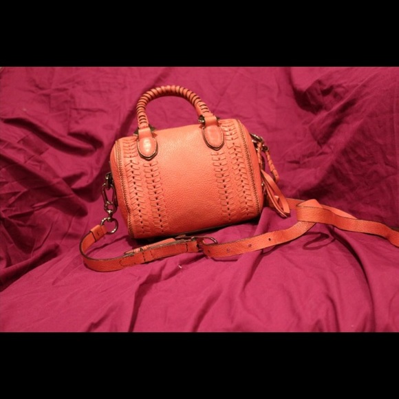 Oryany Reese Mini Crossbody in Coral
