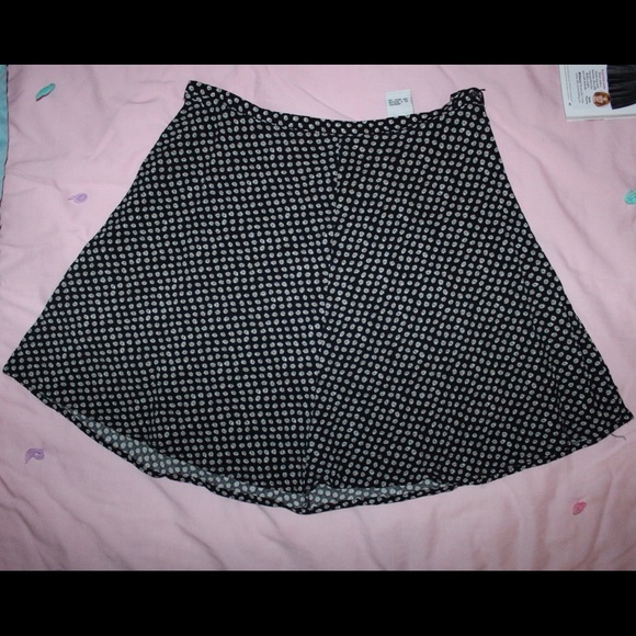 Vintage Grunge Daisy A-line Skirt