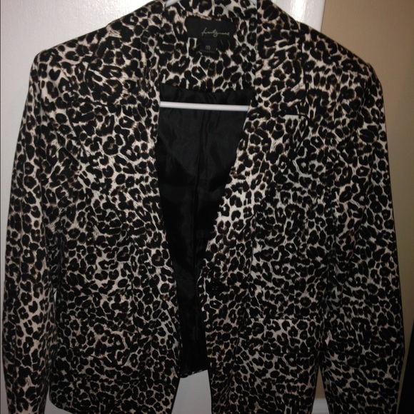 Animal Print Blazer