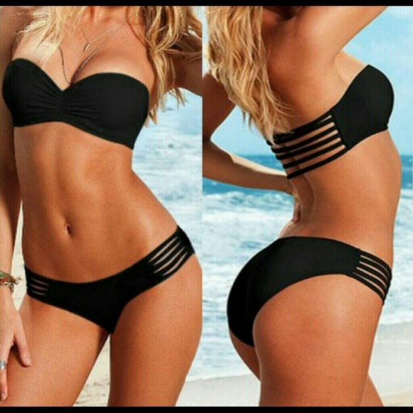 Black victoria secret inspired bathing suit