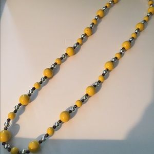 Yellow vintage necklace