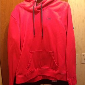 Coral under armour hoodie.