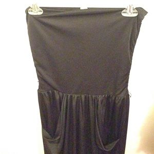 Vintage black pant romper from the 90's