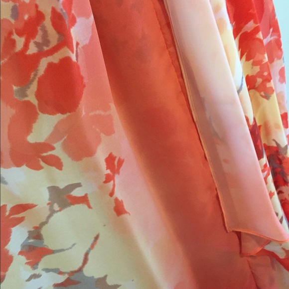 Vince Camuto Orange Long Dress - Picture 4 of 4