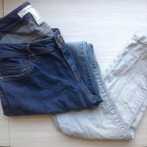 ombre skinny jeans