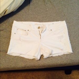 American Eagle White Shorts