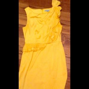 Yellow flare Antonio Melani dress
