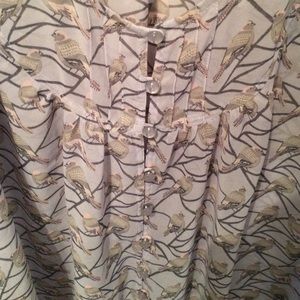 Kirra Bird Print Top