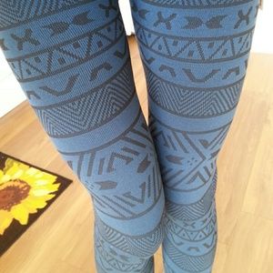 Aztec Fleece Leggings