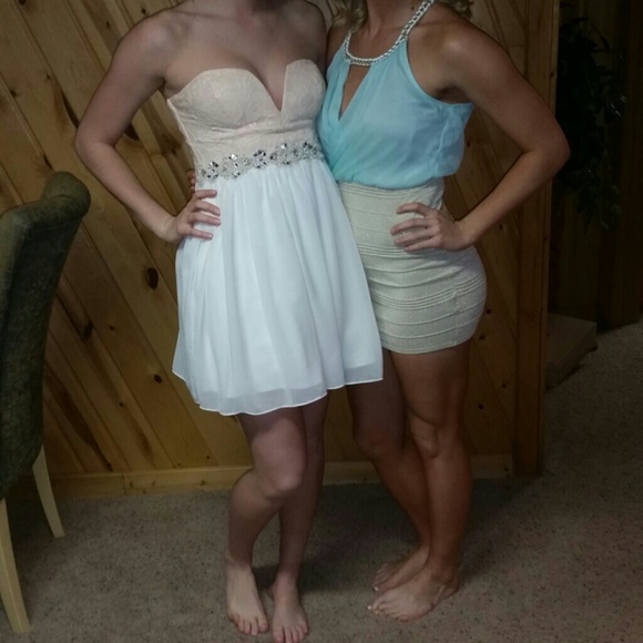 Elegant Homecoming Dress (far left) - Picture 2 of 2