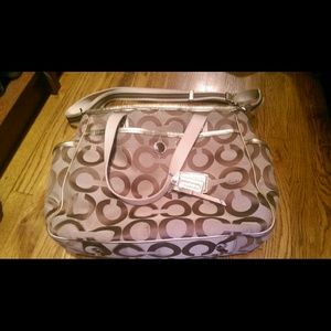 Authentic Coach diaper bag