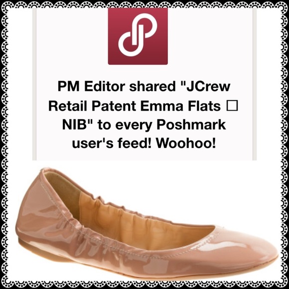 J. Crew Shoes - PM Editor Pick! JCrew Patent Emma Flats 🆕 NIB