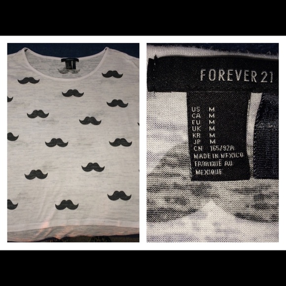 Mustache shirt!