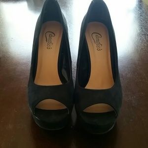 Candies peep toe platforms