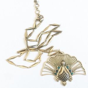 Lucky Brand Peacock Necklace