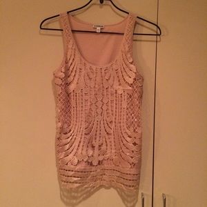 Express light pink tank