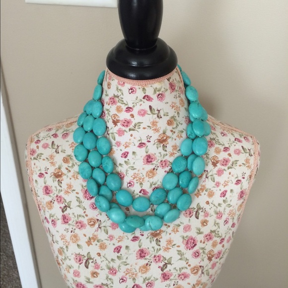 Turquoise Bead Necklace