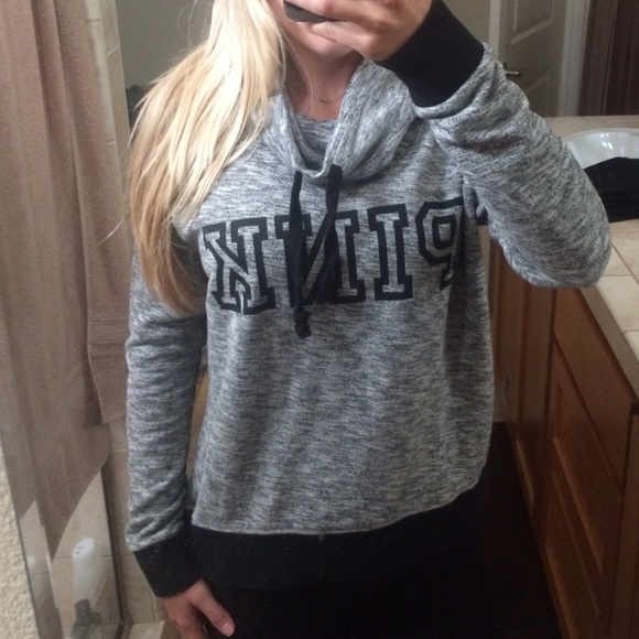 ⚡️1 hr sale ⚡️VS PINK cowl neck pullover - Picture 2 of 4